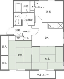 ハイツみどり 間取り