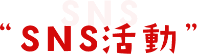 SNS活動